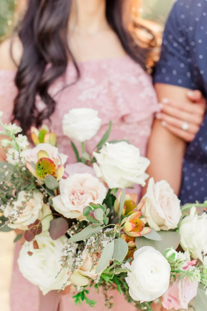 Garden wedding bouquet