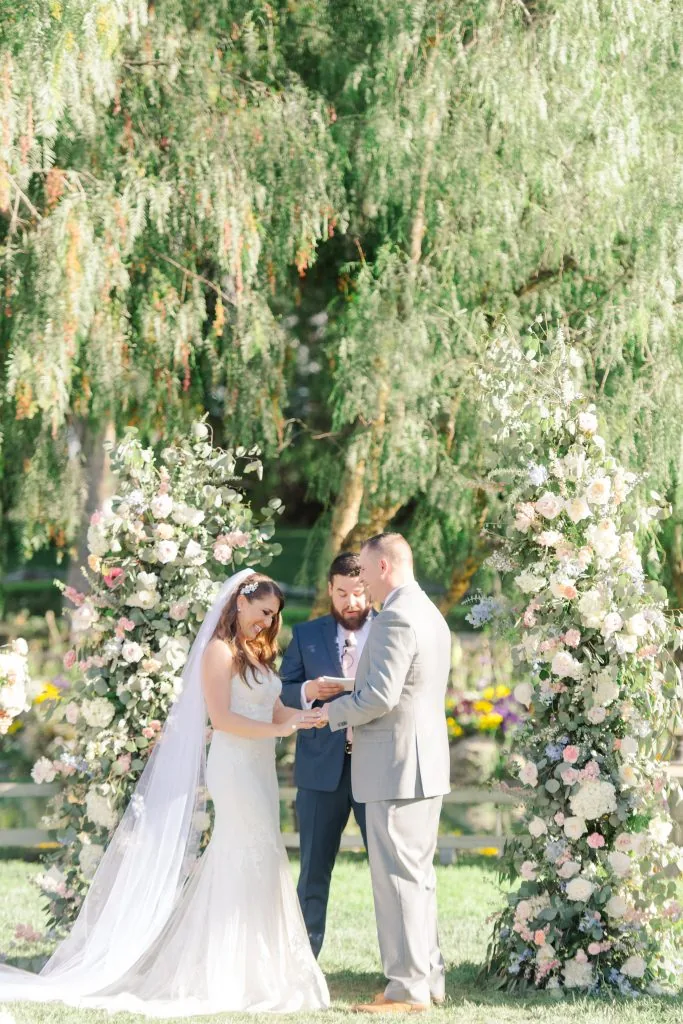 Romantic garden bouquet